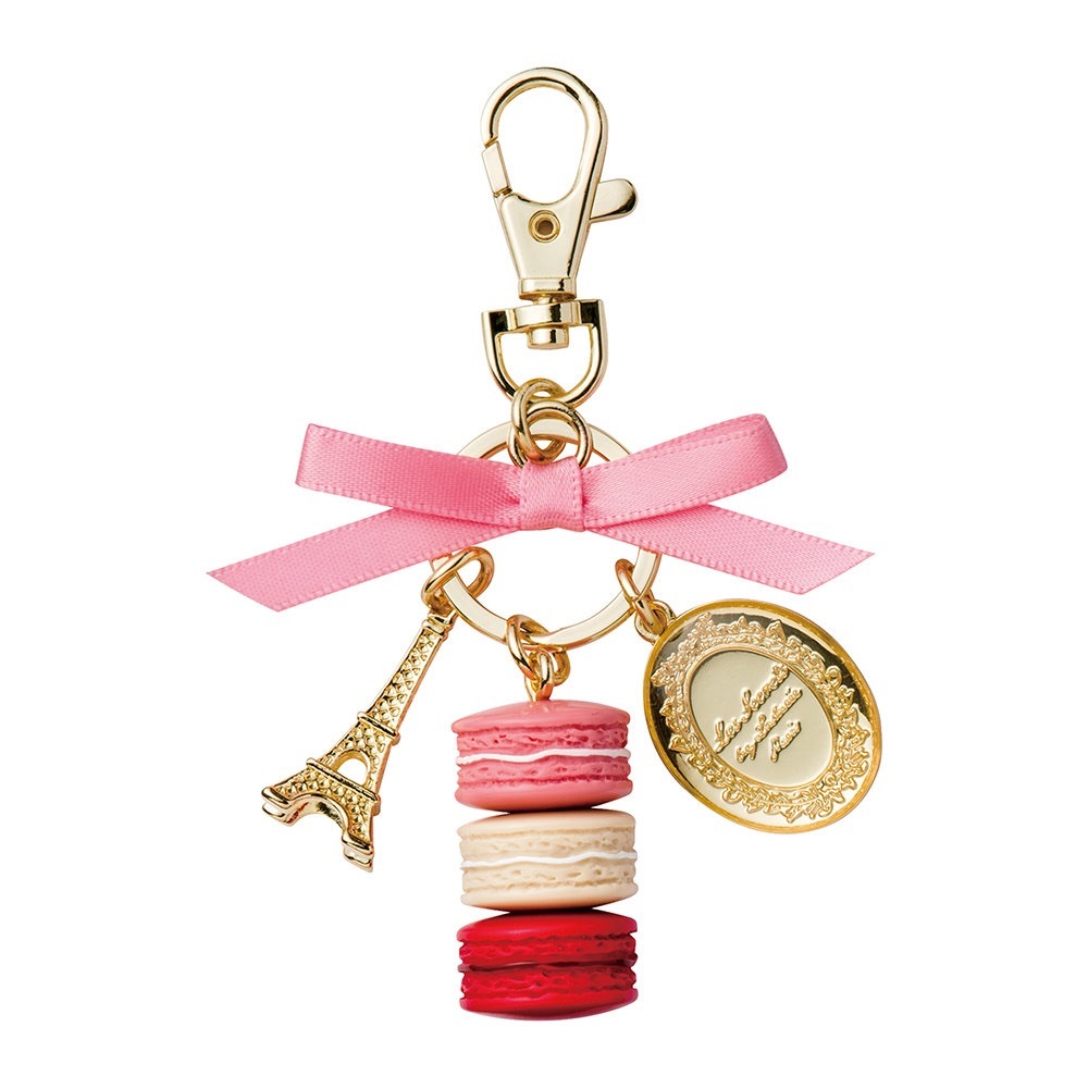 Ladurée Pink Macarons Bag Charm / Keychain